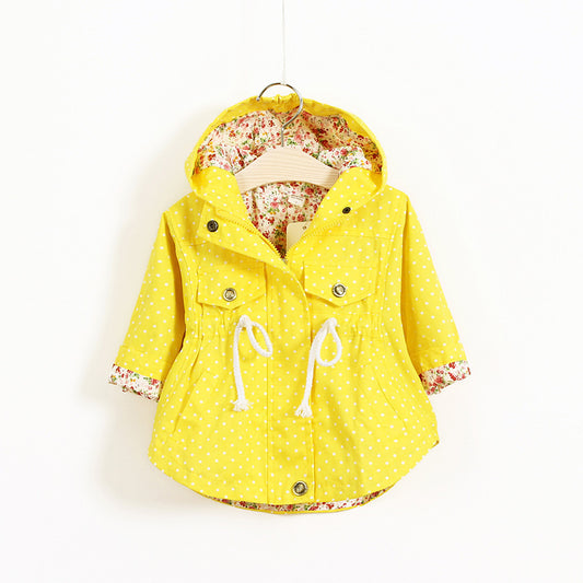 Trench-coat à manches longues style chemise chauve-souris